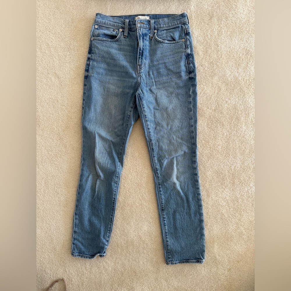 High rise slim women’s madewell jeans- 26